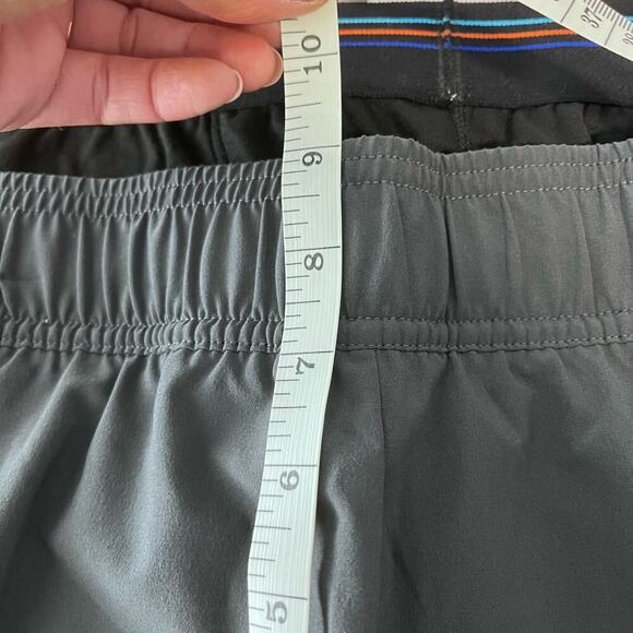 Second Skin Black Athletic Stretch Lined Performance Running Shorts Size Small - Picture 7 of 7